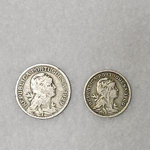 Portugal 1 Escudo and 50 Centavo Coins - 1929 & 1960