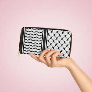 Cartera con cremallera Kufiya