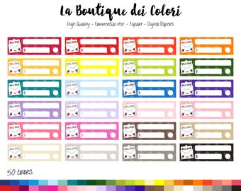 50 rainbow bill due clip art cute digital graphics png bills etsy