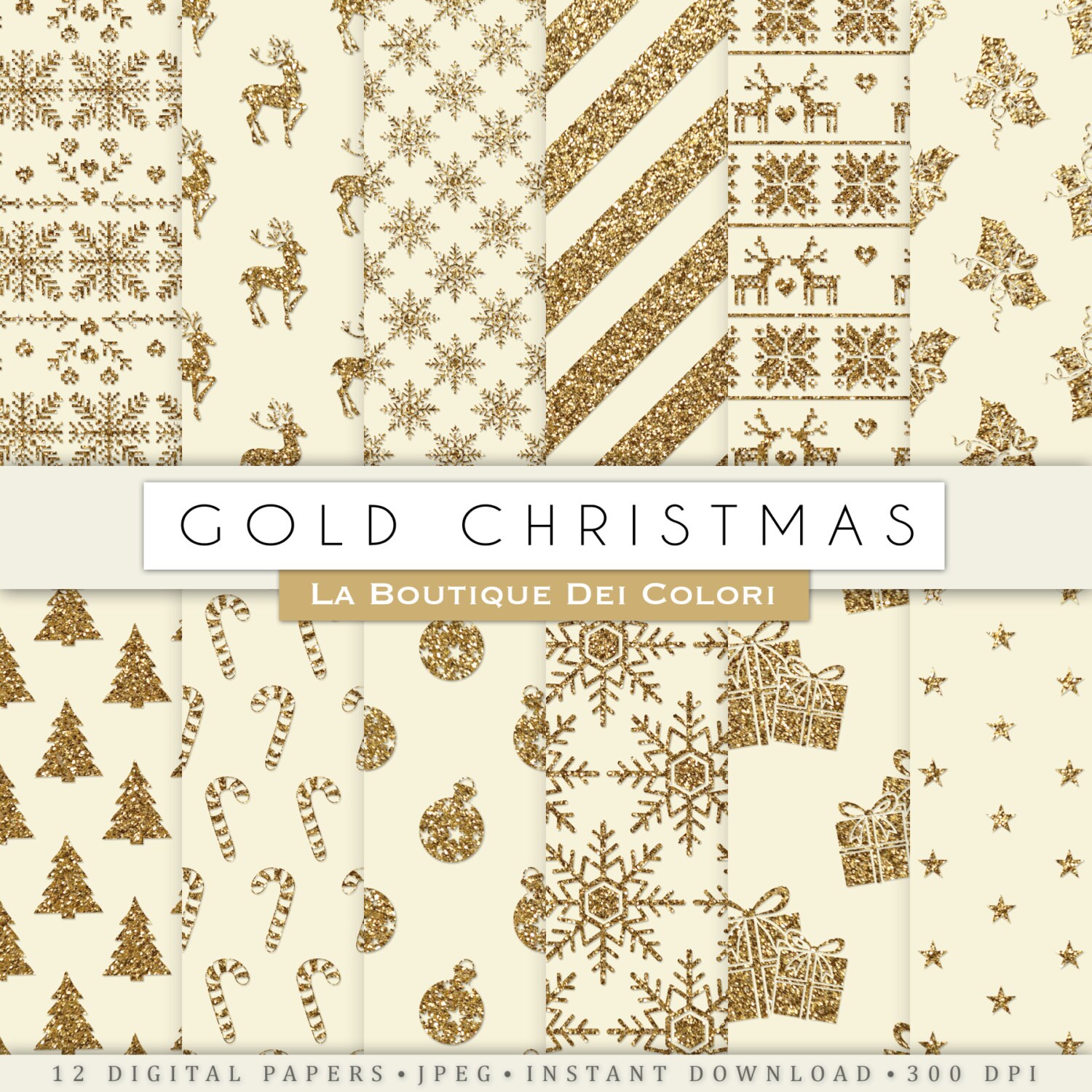Giấy dán kỹ thuật số vàng cổ điển cho Giáng sinh sẽ đem đến không khí ấm áp và truyền thống cho mùa lễ hội này. Hãy xem hình ảnh để chiêm ngưỡng sự độc đáo và lộng lẫy của giấy dán này trên cây Giáng sinh của bạn.