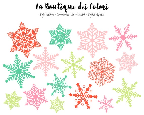 Christmas Snowflake Clipart, Cute Graphics PNG, Christmas Snow