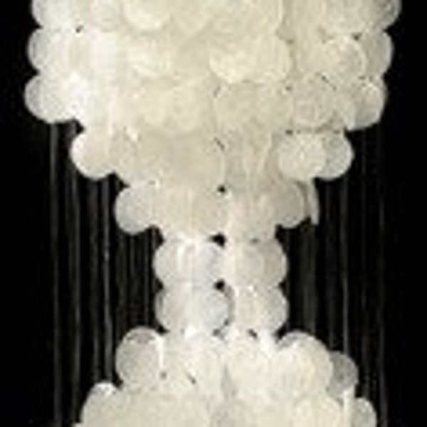 Real Capiz Shell Chandeliers Variety of Sizes - Coastal home and beach wedding decor