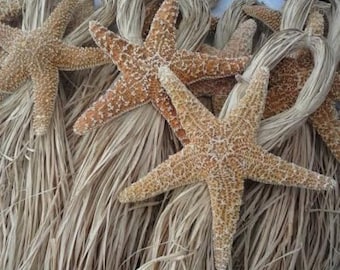 Starfish Aisle Chair Decor, Beach Wedding Decorations