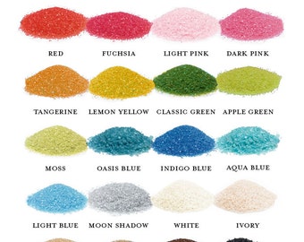 Unity Ceremony Sand over 30 colors to choose from - 1 pound bags