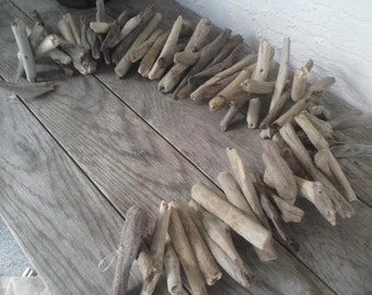 Natural Driftwood Garlands And Strands 6' Long By 3"-5"Wide - Beach Weddings/Beach Cottage/Coastal Home Decorations
