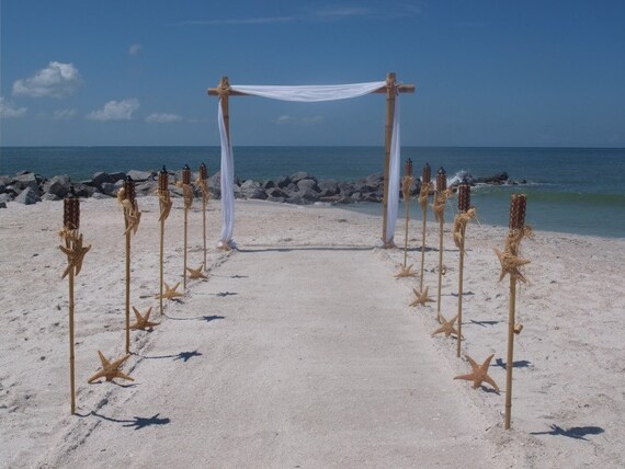 Bamboo Wedding Arch And Aisle Way Decorating Kit Etsy