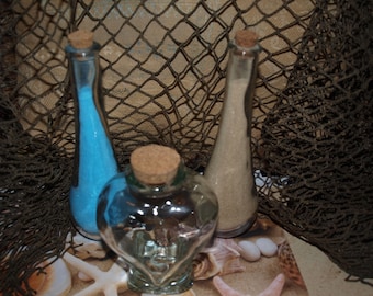 Unity Sand Ceremony Set Turquoise & Natural Tan Sand - Beach Wedding Ceremonies/Unity Sand Ceremonies