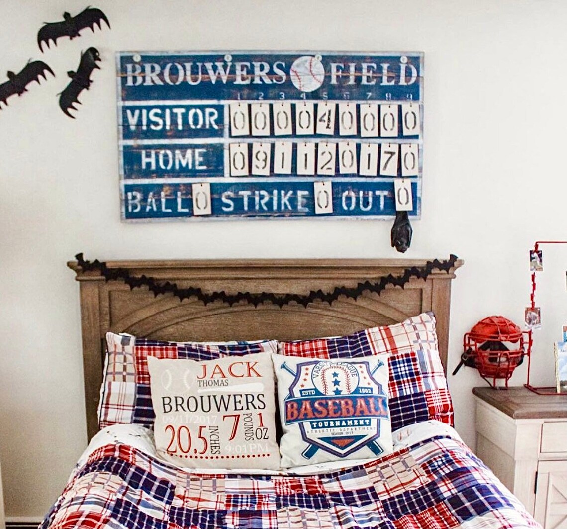 Custom Rustic Baseball Vintage Sports Scoreboard - Etsy Canada