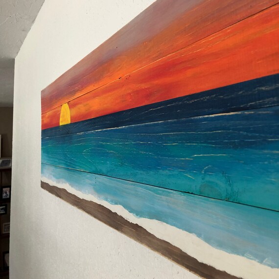 Painted pallet sales art