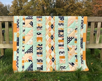 Patchworkdecke Quilt Aztek