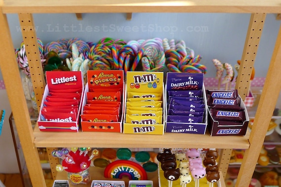 Miniature Various Commercial Sweets 1:6 Scale Dolls Food 