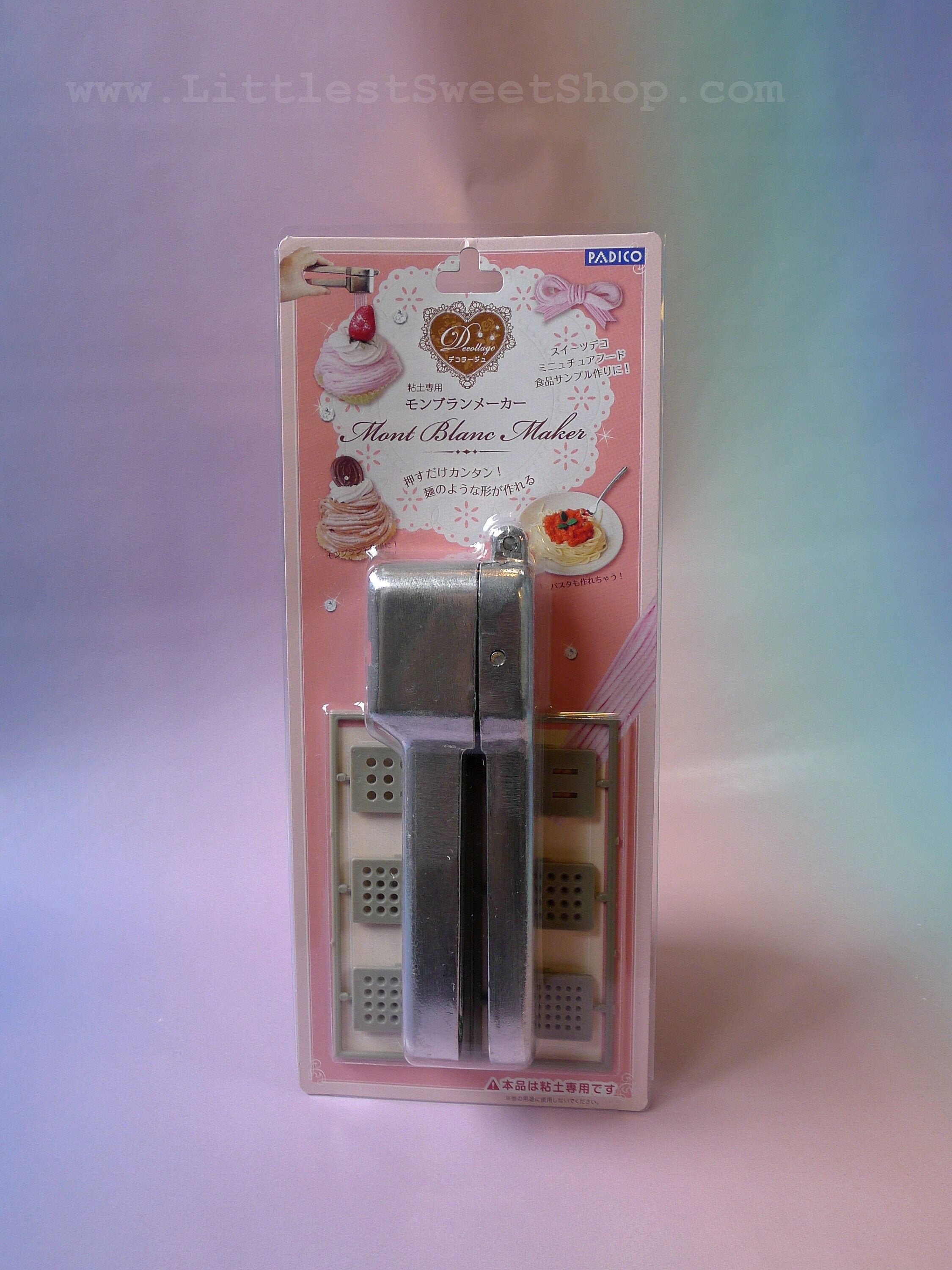 PADICO パジコ 粘土専用 モンブランメーカー　押し出し器　粘土細工棒セット PADICO パジコ 粘土専用 モンブランメーカー 押し出し器 粘土