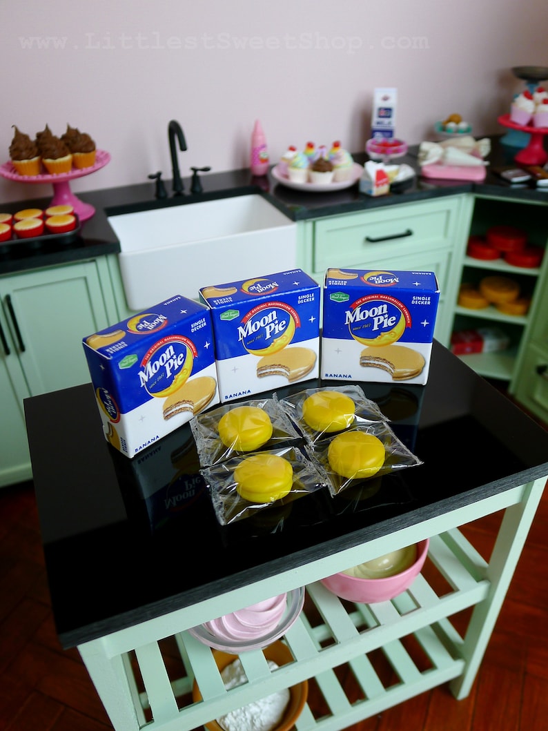 Miniature Moon Pie / Choco Pie / Wagon Wheels Packaged in Etsy