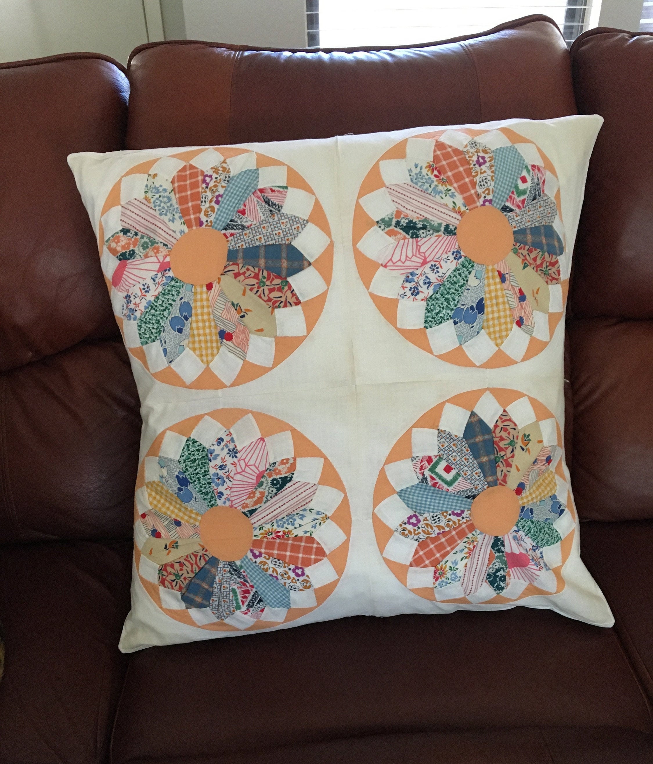 Grandmillenial Decorative Euro Pillow Covers Made From Rescued Etsy UK