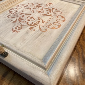 White-Washed Oak Recycled Wood Tray