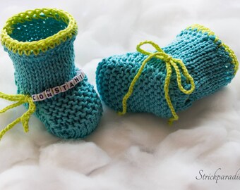 Babyschuhe mit Wunschname _016,Babyschuhe grün,Grüne Socken, grüne Babyschuhe, Babyschuhe mit Namen,Kindersocken, Personalisiert Schuhe