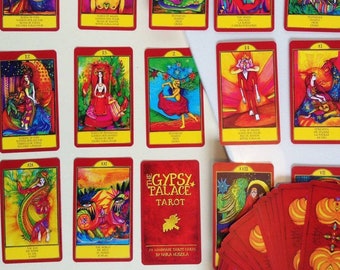Tarot Deck- Gypsy Palace Tarot - Tarot Cards - Divination - Gypsy Tarot Fortune Telling - Witchy Boho - Tarot Reading -