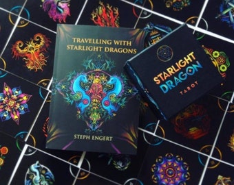 Dragon Tarot Set - Occult Tarot Cards - Divination Magick - Tarot Reading - Witchy Gift - Spiritual Art - Witchcraft Magic