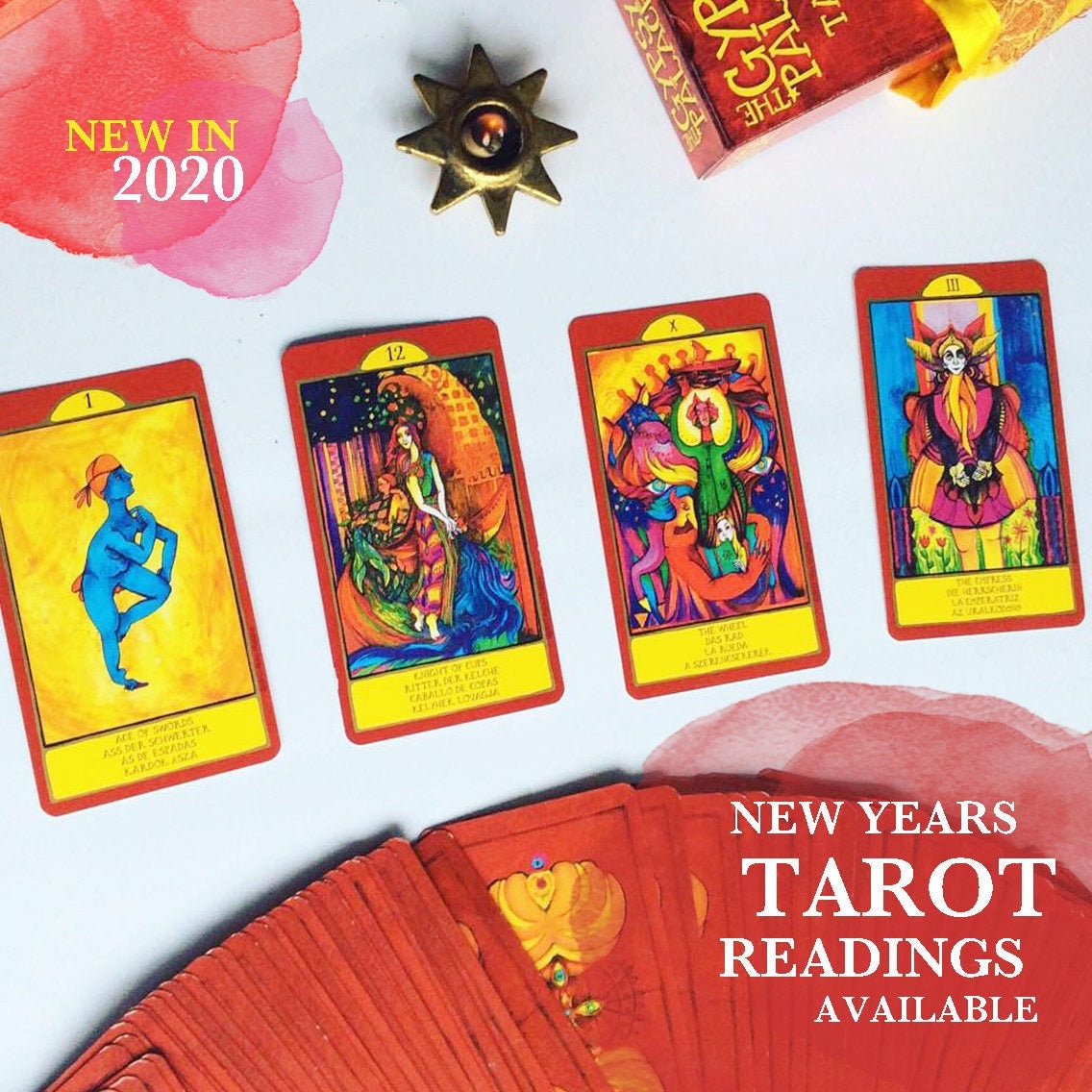 NEW YEARS Card Tarot Reading Tarot Cards Intuitive -