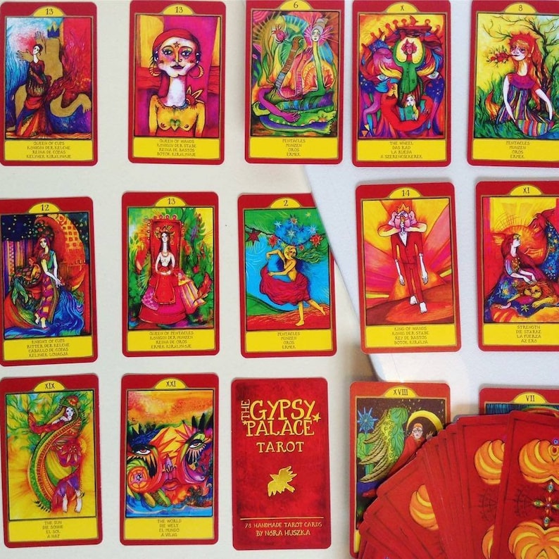 Tarot Deck Gypsy Palace Tarot Tarot Cards Divination image 1