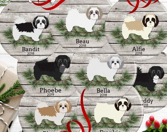 Shih Tzu Ornament Etsy