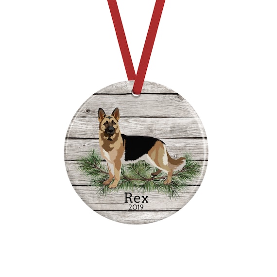 german shepherd ornament