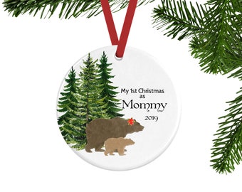 New Mom Christmas Ornament, Mommy Gifts