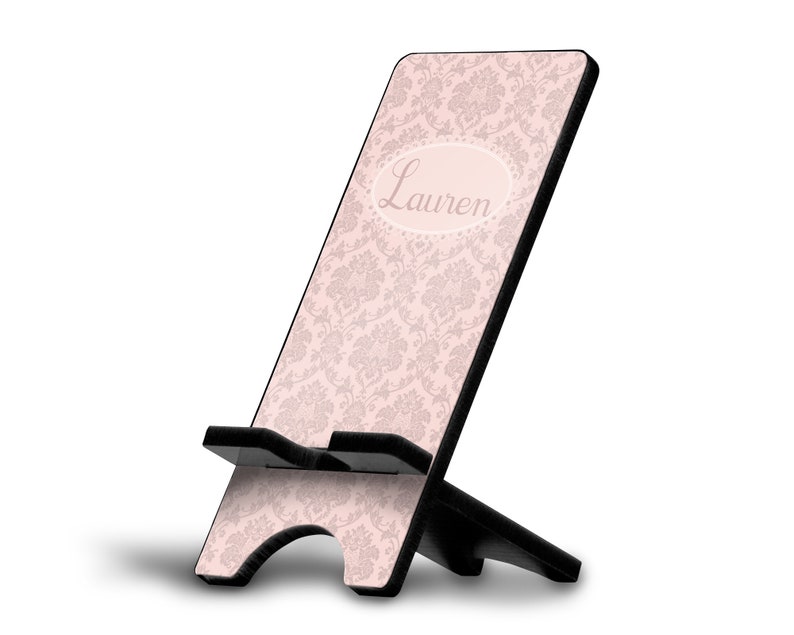 Personalized Cell Phone Holder for Desk Shabby Cottage Decor Etsy