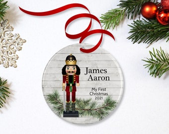 Personalized Nutcracker First Christmas Ornament