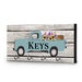 Vintage 1948 Pickup Truck Key Holder – 6" Wall-Made Steel Rack With 5 Hooks, USA Made, Gift For Truck Lovers & Drivers