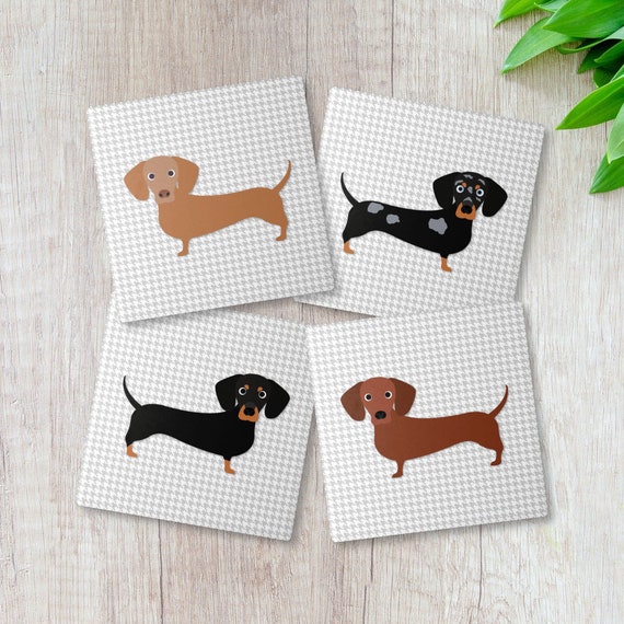dachshund coasters
