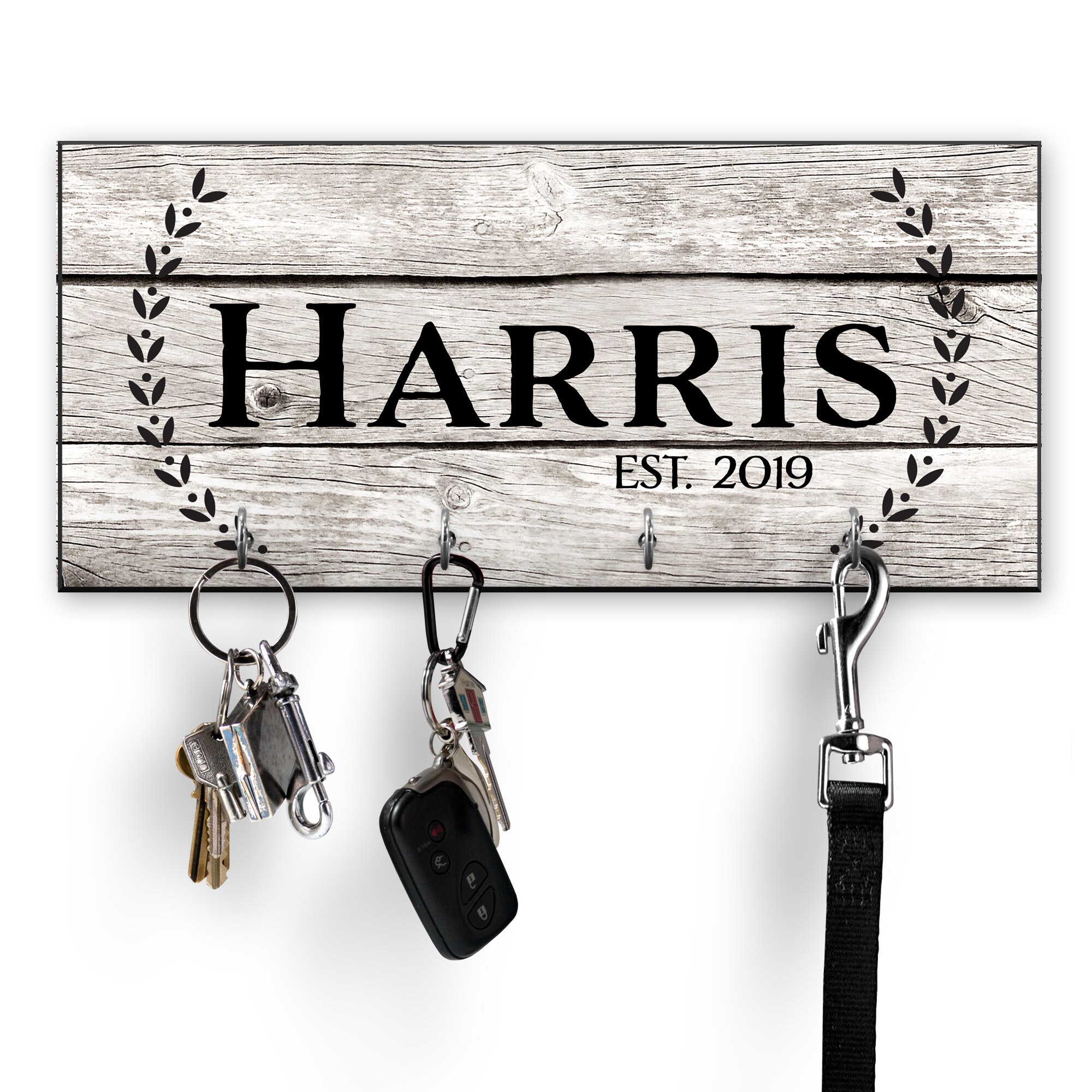 Personalized Key Holder for Wall Entryway Organizer Etsy
