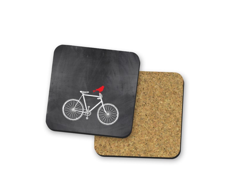 Bicycle Coasters Bike Gifts for Him Etsy