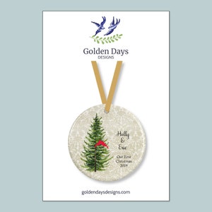 Our First Christmas Ornament, Personalized Couples Gift image 6