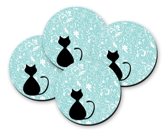 ITS BEEN ONE OF THOSE DAYS FOR 3 YEARS NOW COASTER VINTAGE RETRO DRINKS MAT CAT