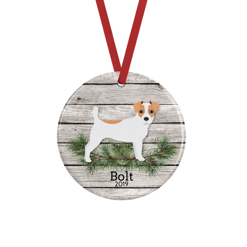 Jack Russell Terrier Ornament Personalized Dog Memorial Gift Etsy