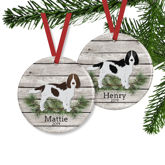 springer spaniel ornament