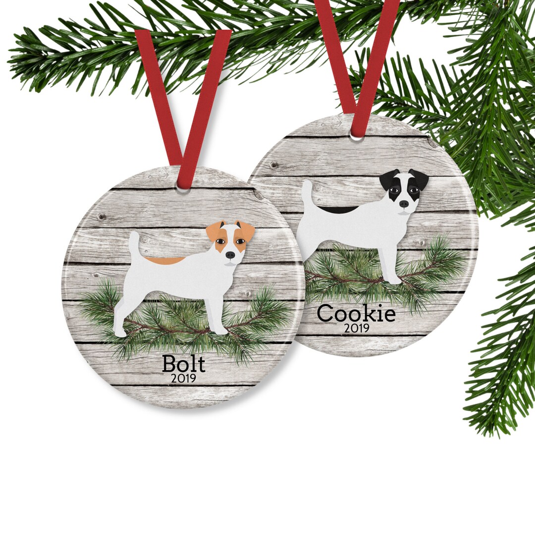 Jack Russell Terrier Ornament Personalized Dog Memorial Gift Etsy