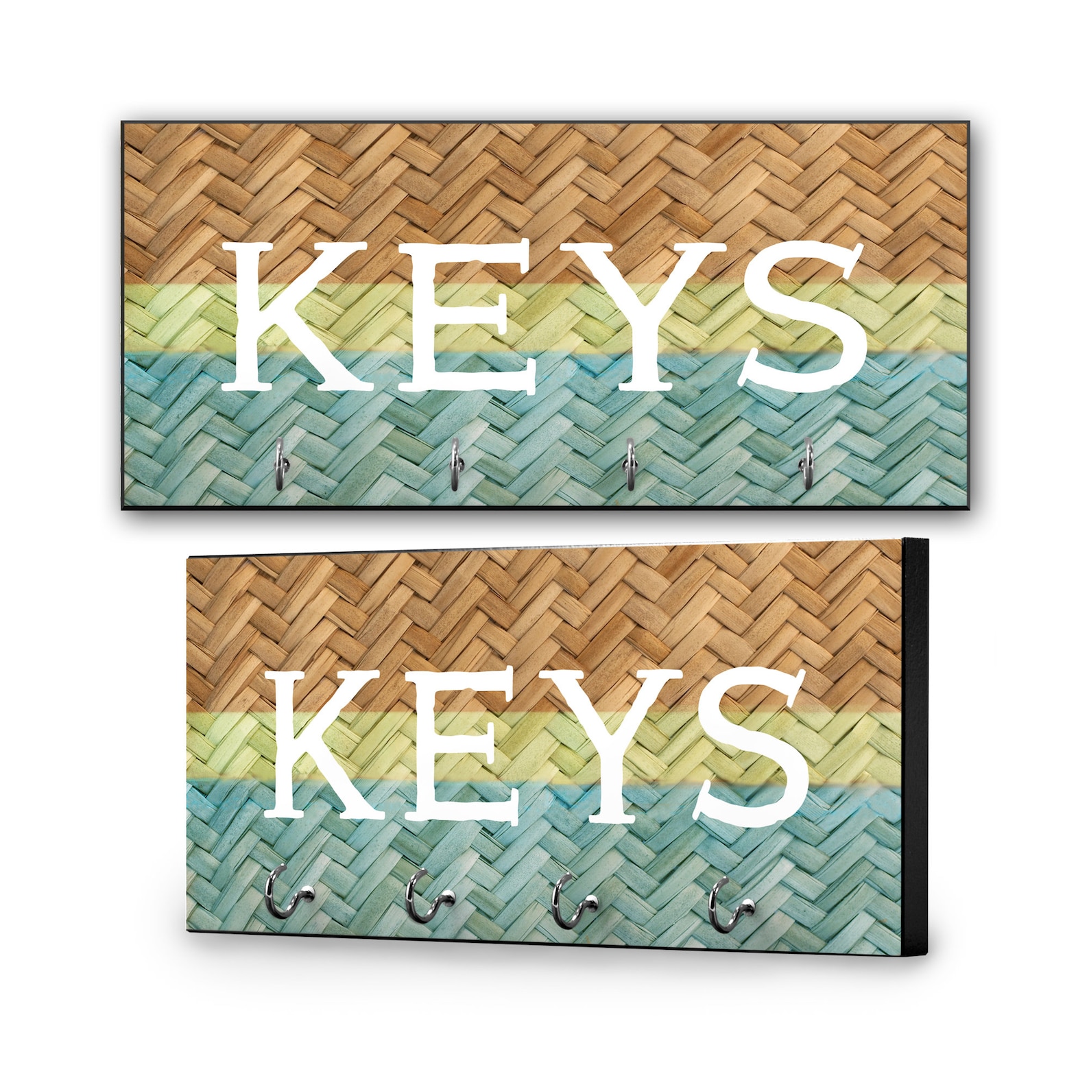 Coastal Key Holder for Wall Keys Sign Beach House Decor Etsy