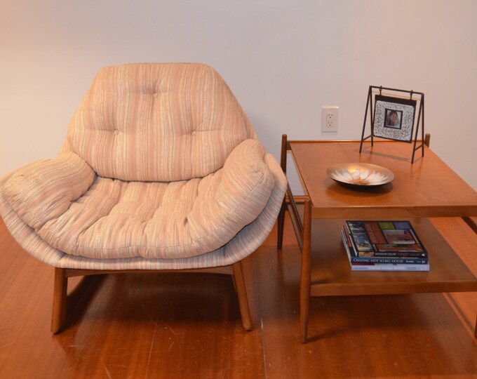 Midcentury Modern Lounge Chair in the Style of Pearsall Etsy