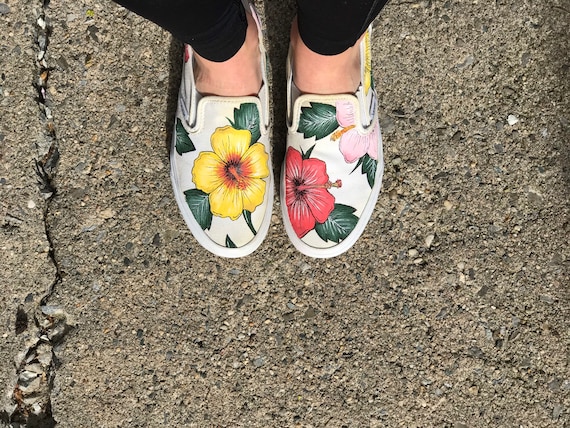 hibiscus flower vans