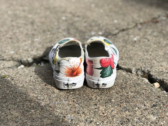 hibiscus flower vans