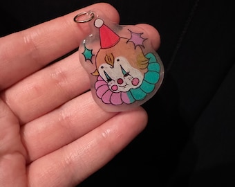 Kewpie Clown Pendant