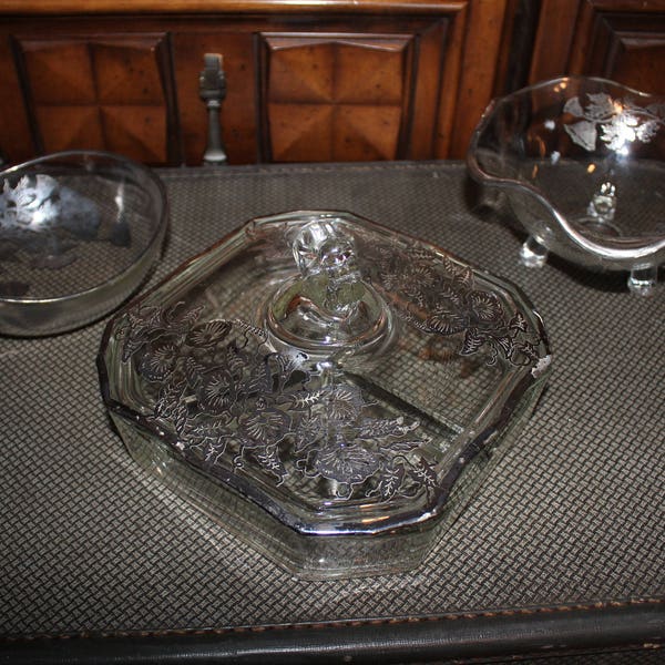 Art Deco Glassware Etsy