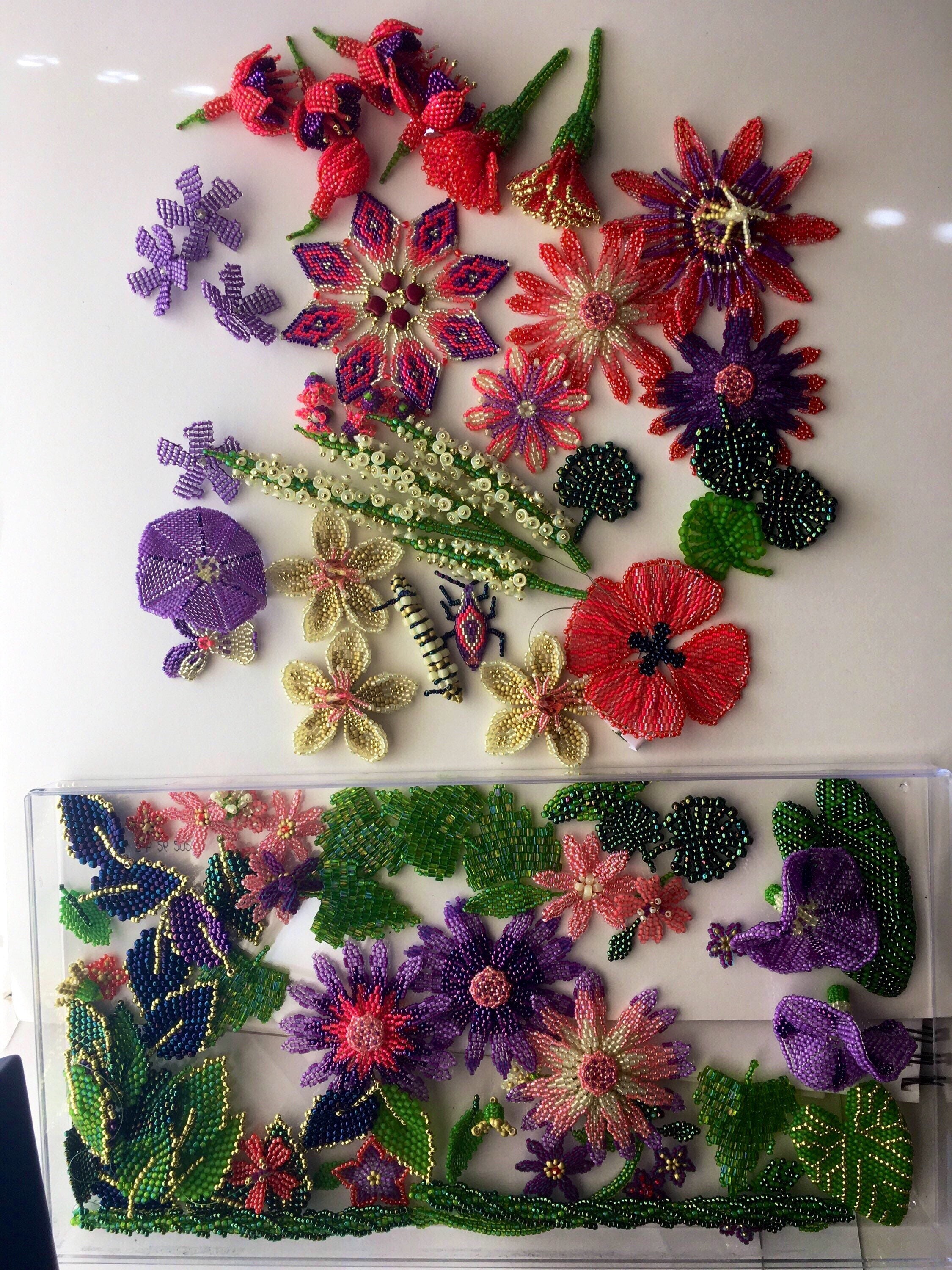 Beading Book, From the Flowering Fields Book, Beaded Flowers