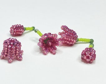 Seed bead Tutorial Lily of the Valley downloadable PDF