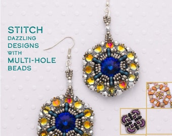 Beading book, Colorful Components - Stich Dazzling Designs with Muli Hole Beads, two hole bead book