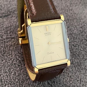 Seiko Dolce Quartz Tank - Etsy