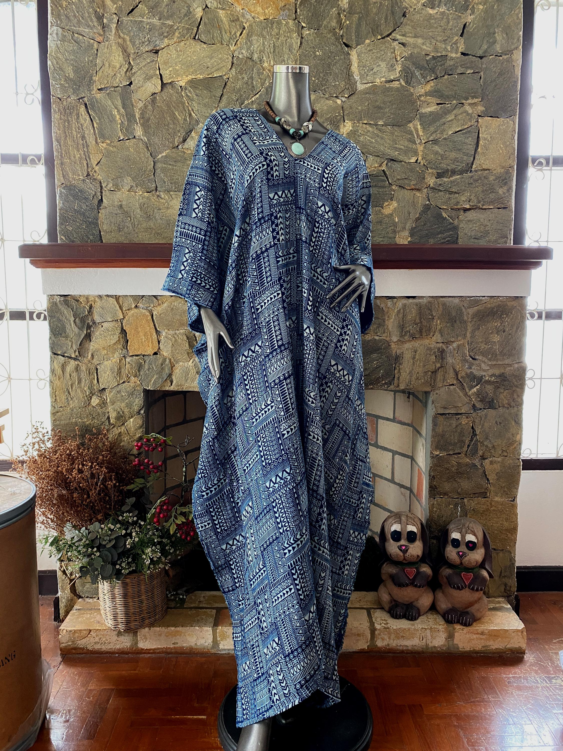 Japanese Indigo Dress - Etsy