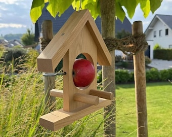 Dekorativer Vogelfutterspender der den Garten, Terrasse, Balkon, Fensterbank | Vogelfutterhalter | Vogelfutterstation | Vogelfutterhänger